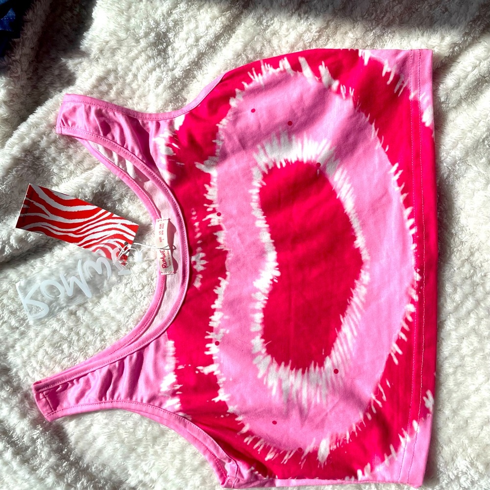 ROMWE heart designed cropped tank top